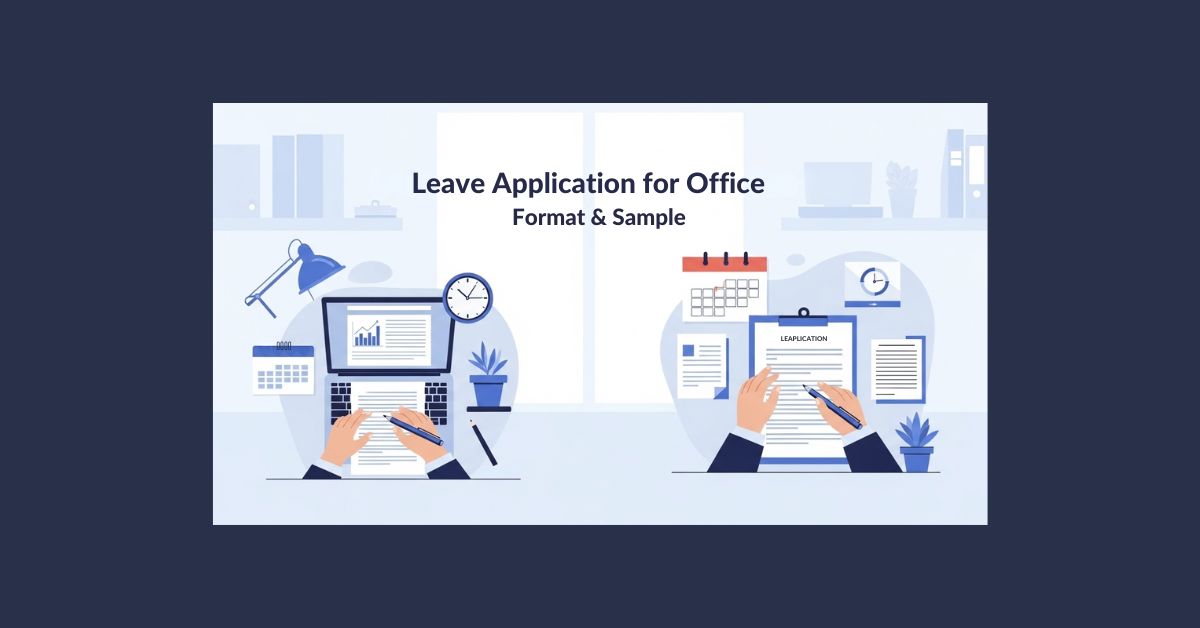 Leave Application For Office | Word & PDF Download