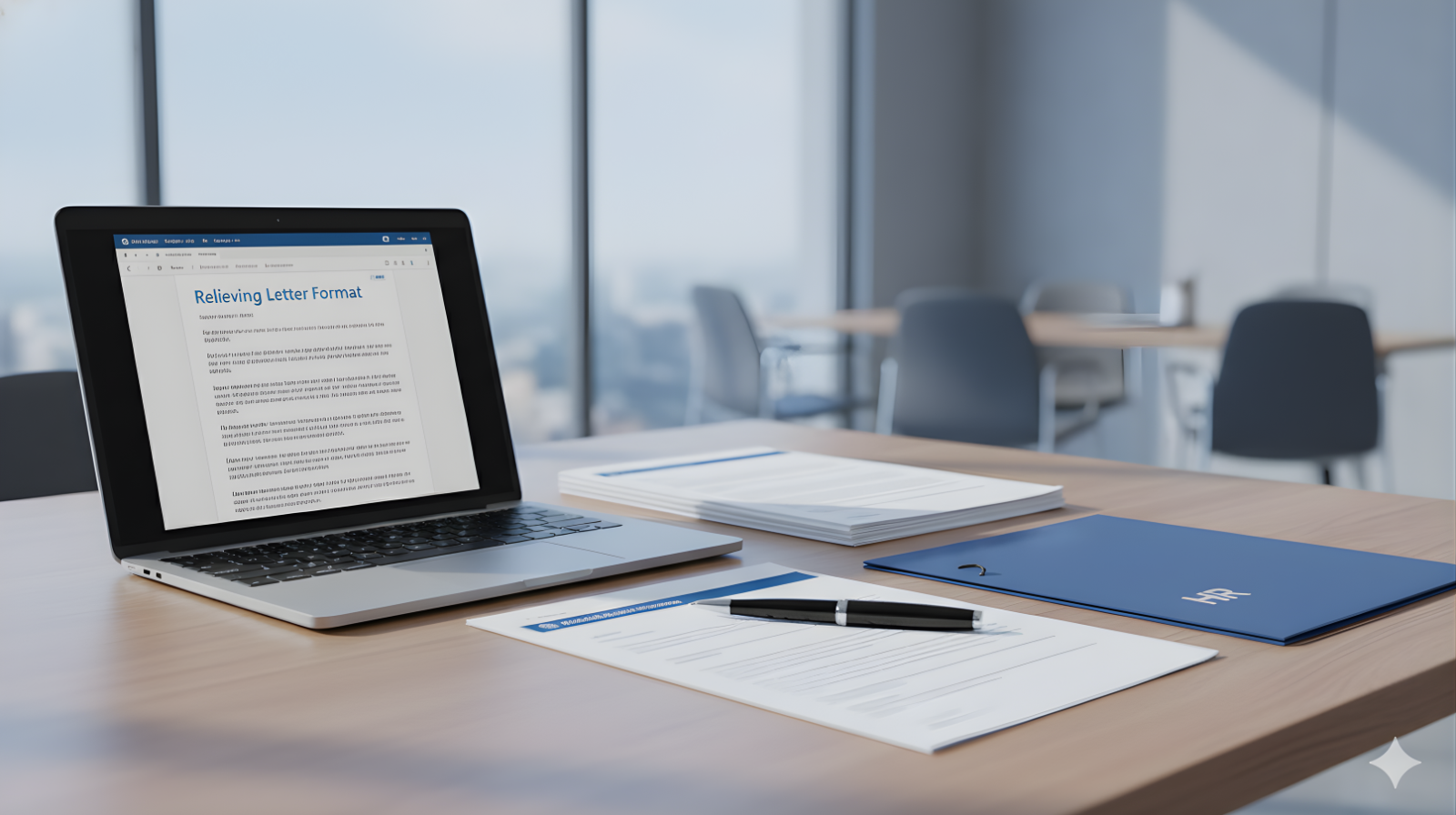 Relieving Letter Format