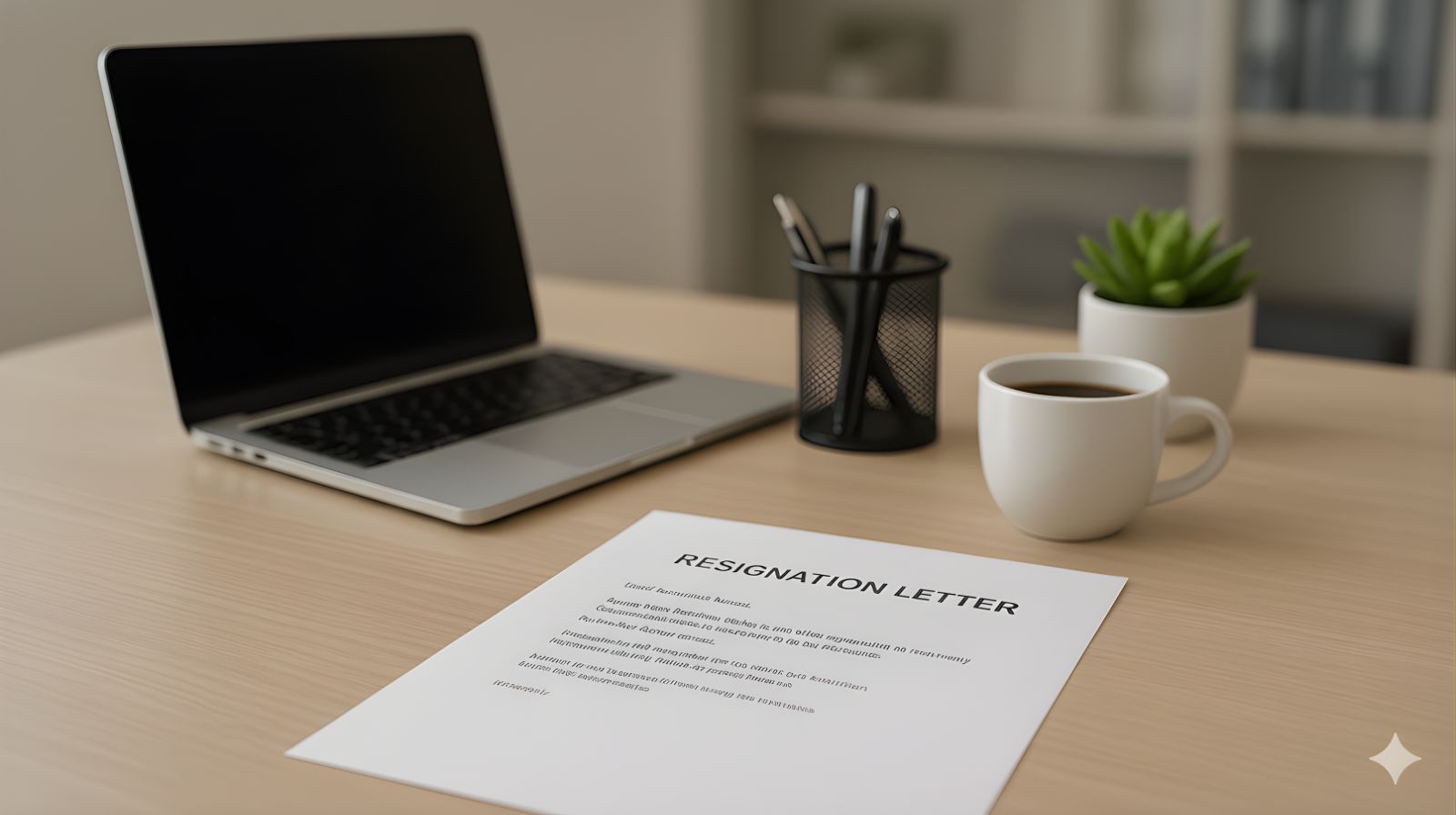 Simple Resignation Letter sample