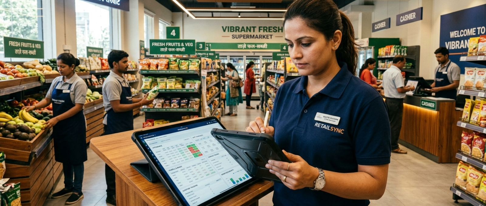 Attendance & Payroll Solution for Retail Stores with employee attendance tracking and payroll automation