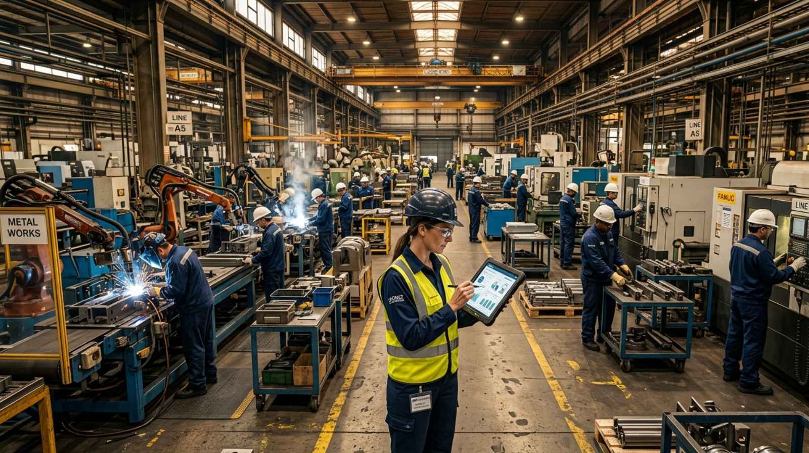 Staff Management Challenges in Manufacturing Units with factory workers and supervisor